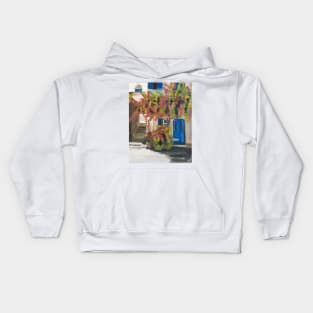 Greek Courtyard Kids Hoodie